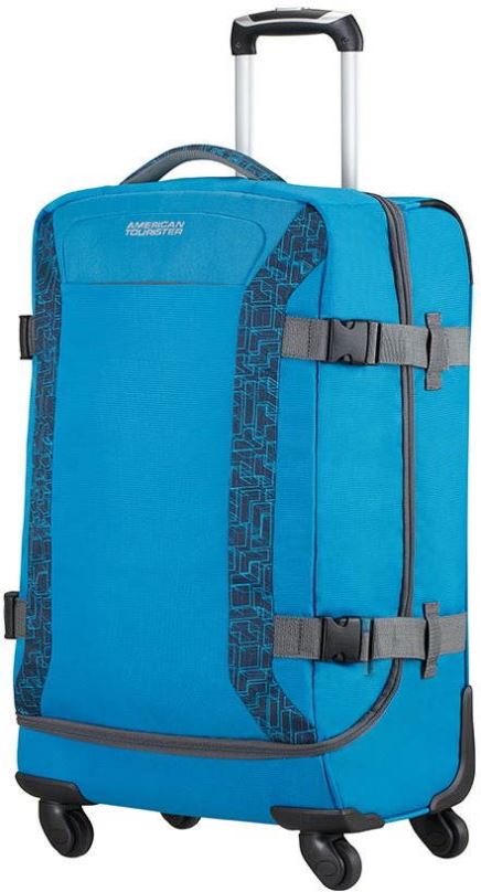 Cestovní kufr American Tourister Road Quest Spinner Duffle M Bluestar Print