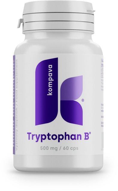 Aminokyseliny Kompava Tryptofan B+, 500 mg, 60 kapslí