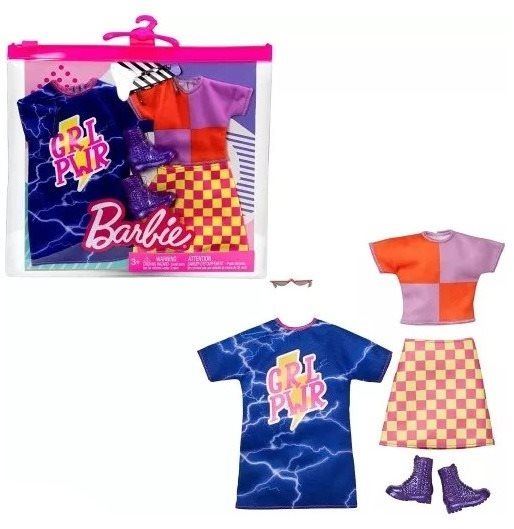 Oblečení pro panenky Barbie 2ks oblečky asst D