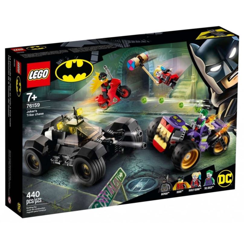 LEGO stavebnice LEGO Super Heroes 76159 Pronásledování Jokera na tříkolce