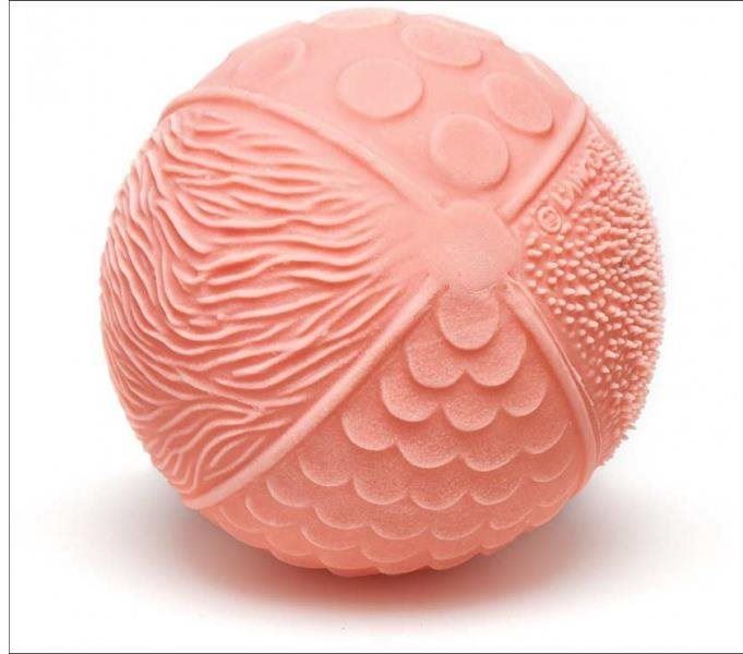 Míč pro děti Lanco - Senzorický míček růžový