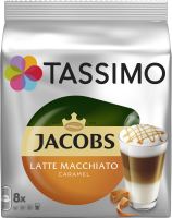 Kávové kapsle TASSIMO kapsle Jacobs Latte Macchiato Caramel 8 nápojů