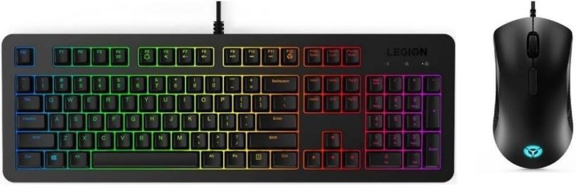 Set klávesnice a myši Lenovo Legion KM300 RGB Gaming Combo Keyboard and Mouse - US