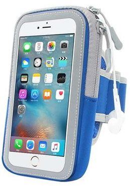 Pouzdro na mobil Forever Pouzdro na ruku Zipper 6.0" modré