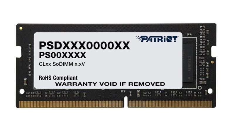 Operační paměť Patriot SO-DIMM 16GB DDR4 3200MHz CL22 Signature Line