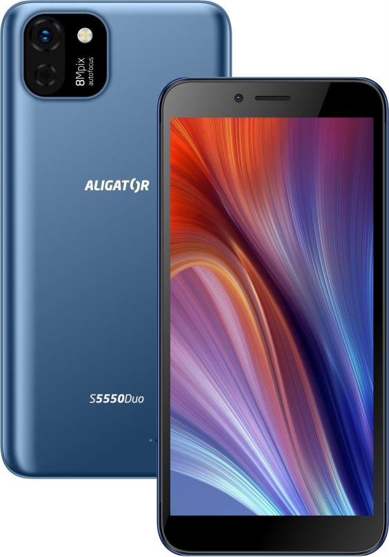 Mobilní telefon Aligator S5550 Duo 16GB modrá