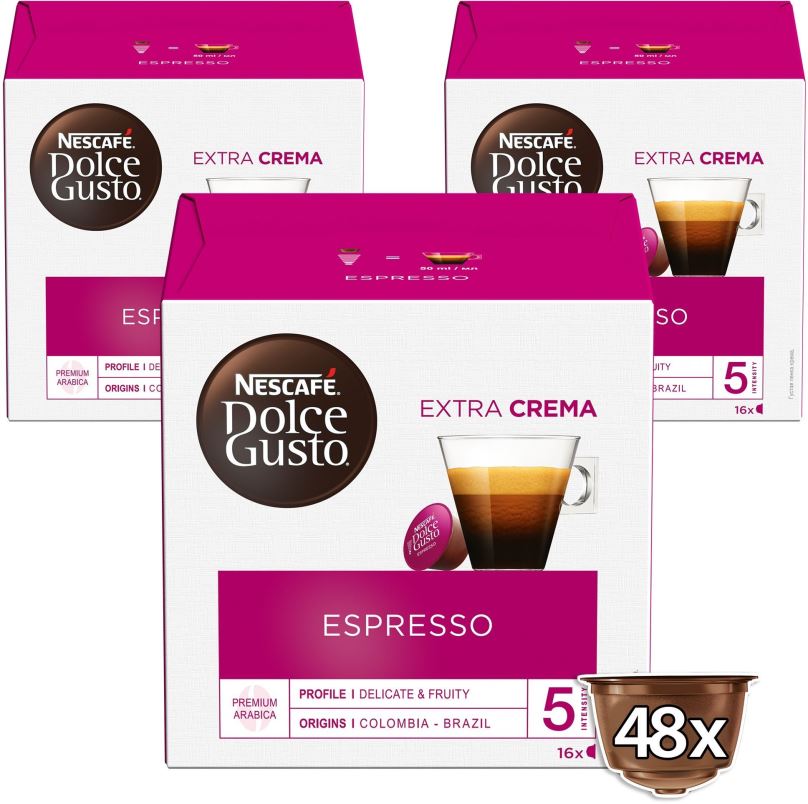 Kávové kapsle NESCAFÉ Dolce Gusto  Espresso 3 balení