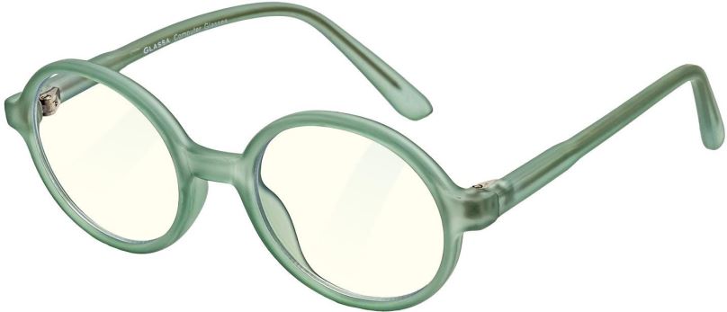 Brýle na počítač GLASSA KIDS Blue Light Blocking GlassesPCG 10, dioptrie +0,00  zelená