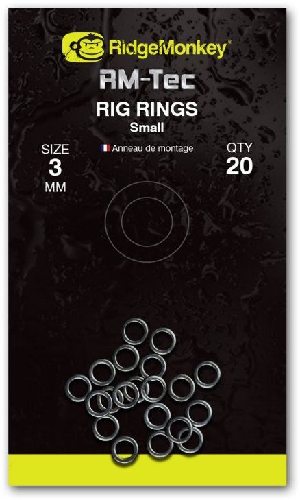 RidgeMonkey Kroužek Connexion Rig Rings S 20ks