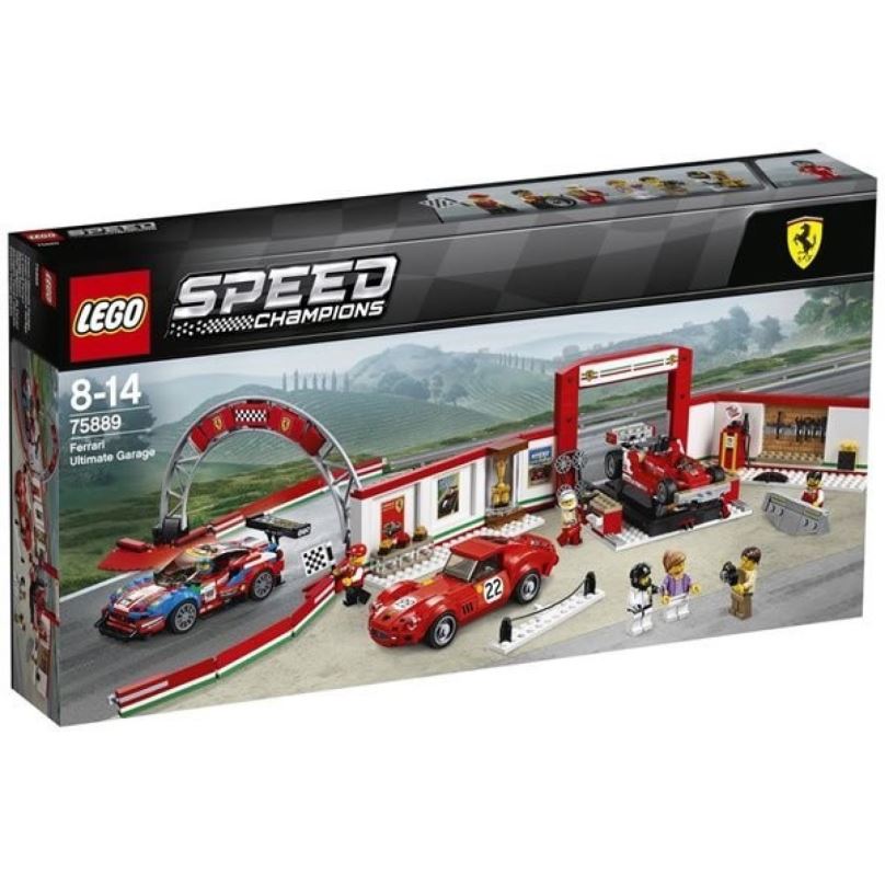 Stavebnice LEGO Speed Champions 75889 Úžasná garáž Ferrari