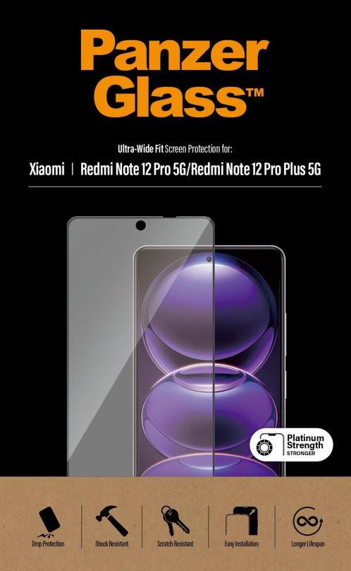 Ochranné sklo PanzerGlass Xiaomi Redmi Note 12 Pro 5G/ 12 Pro Plus 5G/ Poco X5 Pro