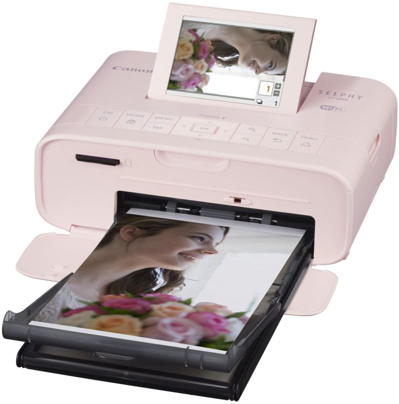 Termosublimační tiskárna Canon SELPHY CP1300 růžová