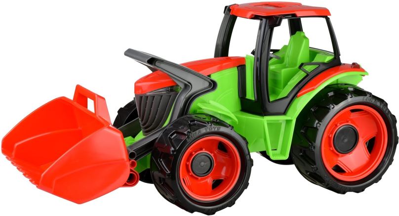 Traktor Lena Traktor se lžící, zelenočervený