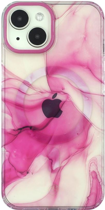 Kryt na mobil COLOR INK kryt s MagSafe na iPhone 12/12 Pro - Pink