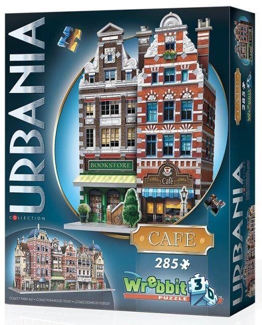 3D puzzle Wrebbit 3D puzzle Urbania: Kavárna 285 dílků