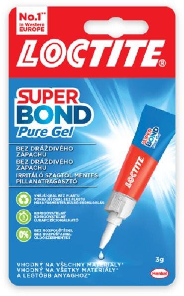 Vteřinové lepidlo LOCTITE Super Bond Pure gel 3 g