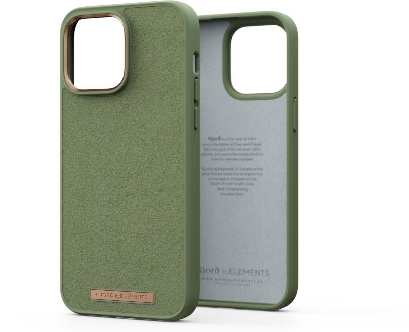 Kryt na mobil Njord iPhone 14 Pro Max Comfort+ Case Olive