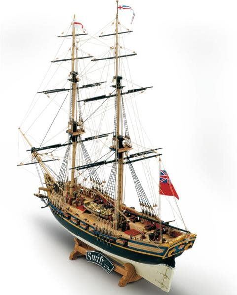 Model lodě Mamoli Swift 1776 1:70 kit