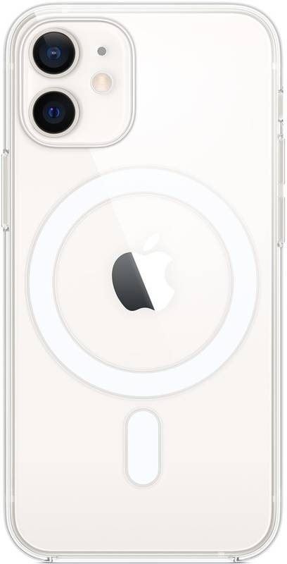 Kryt na mobil Apple iPhone 12 Mini Silikonový kryt s MagSafe průhledný