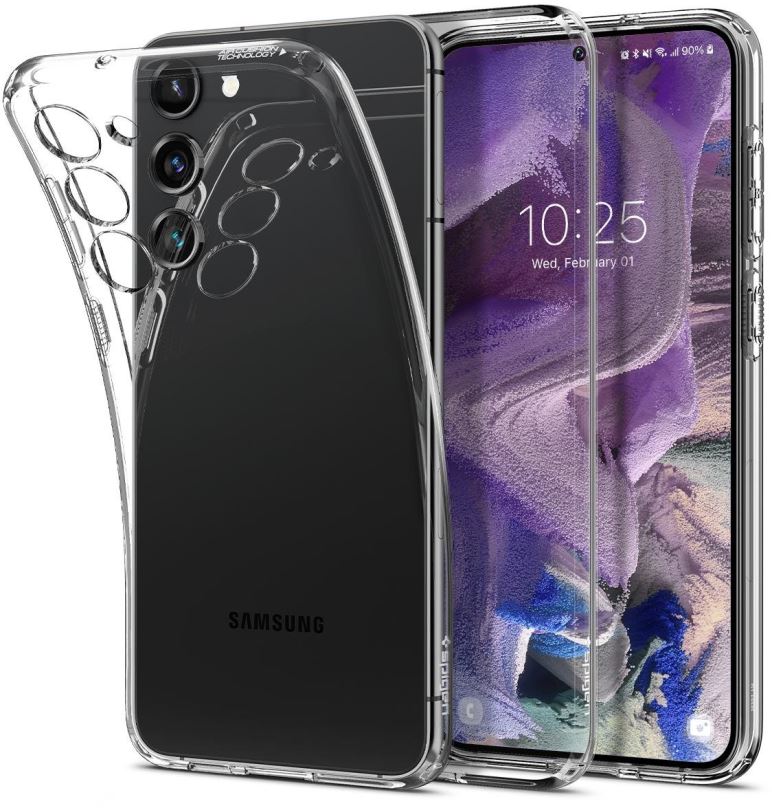Kryt na mobil Spigen Liquid Crystal Clear Samsung Galaxy S23