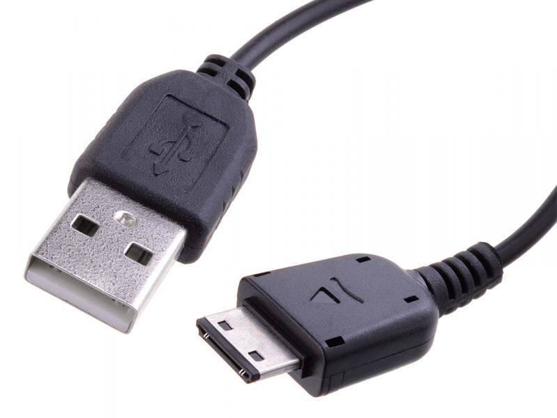 Nabíjecí USB kabel pro telefony Samsung G800, L760, S5230 (120cm)