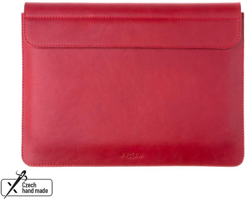 Pouzdro na notebook FIXED Oxford Torcello pro Apple MacBook Air 13,6" (2022) M2 červené