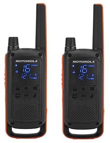 Vysílačka Motorola TLKR T82, oranžová/černá