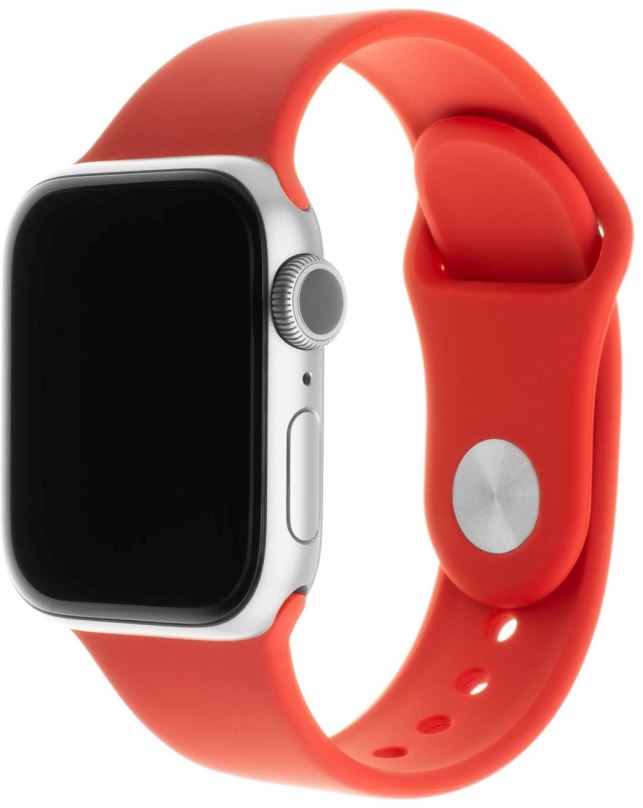 Řemínek FIXED Silicone Strap SET pro Apple Watch 42/44/45/Ultra 49mm červený