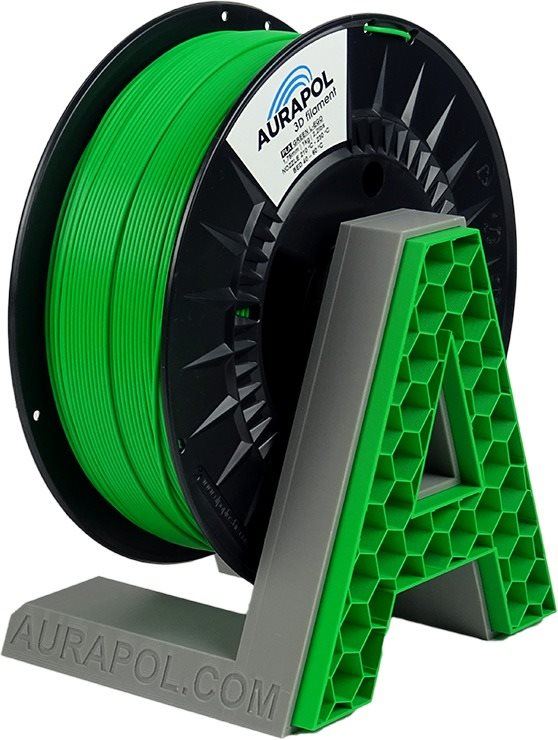 Filament AURAPOL PLA 3D Filament Zelená L-EGO 1 kg 1,75 mm AURAPOL