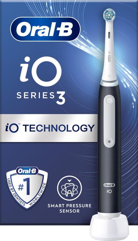 Elektrický zubní kartáček Oral-B iO 3 Black Elektrický Zubní Kartáček
