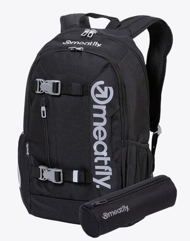 Městský batoh Meatfly BASEJUMPER Backpack, Black