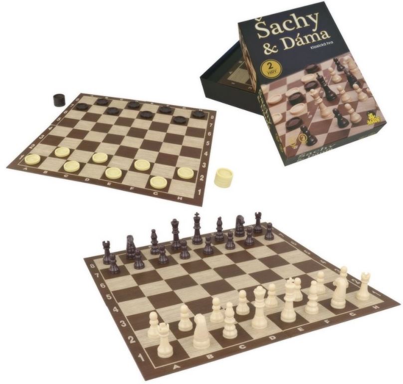 Společenská hra Šachy a Dáma