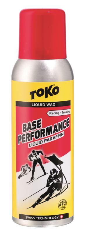 Lyžařský vosk Toko Base Performance Liquid červený 100ml