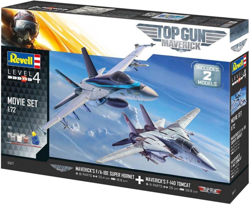 Model letadla Gift-Set letadlo 05677 - Top Gun 2 Movie Set