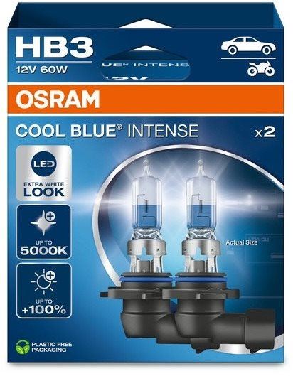 Autožárovka OSRAM HB3 Cool Blue Intense Next Generation, 12V, 60W, P20d, Duobox