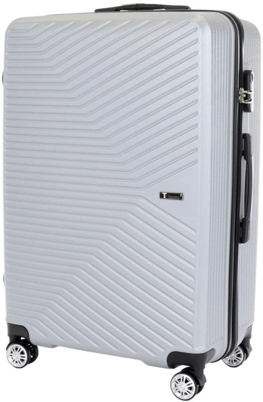 Cestovní kufr T-class® Cestovní kufr VT21111, stříbrná, XL