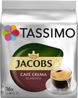 Kávové kapsle TASSIMO kapsle Jacobs Café Crema 16 nápojů