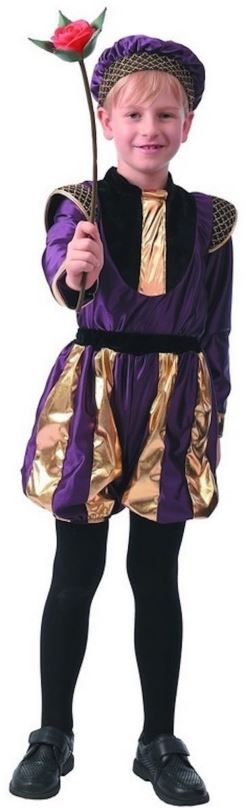 Kostým Šaty na karneval -  princ, 110 - 120  cm
