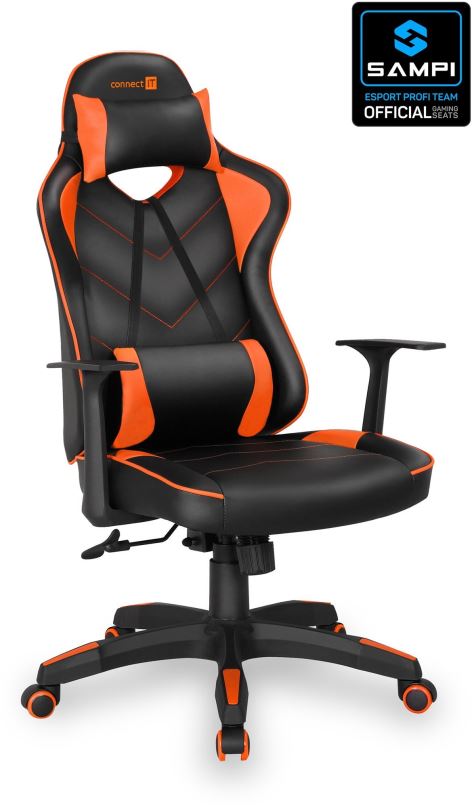 Herní židle CONNECT IT LeMans Pro CGC-0700-OR, orange