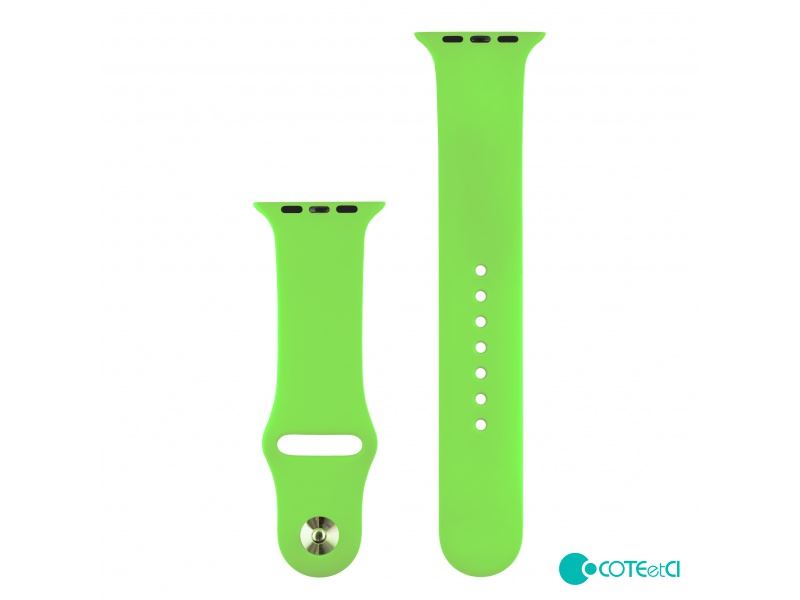 COTECi silikonový sportovní náramek pro Apple watch 38/40/41mm zelený