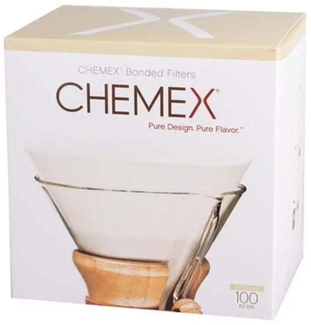 Filtr na kávu Chemex papírové filtry pro 6-10 šálků, kulaté, 100 ks