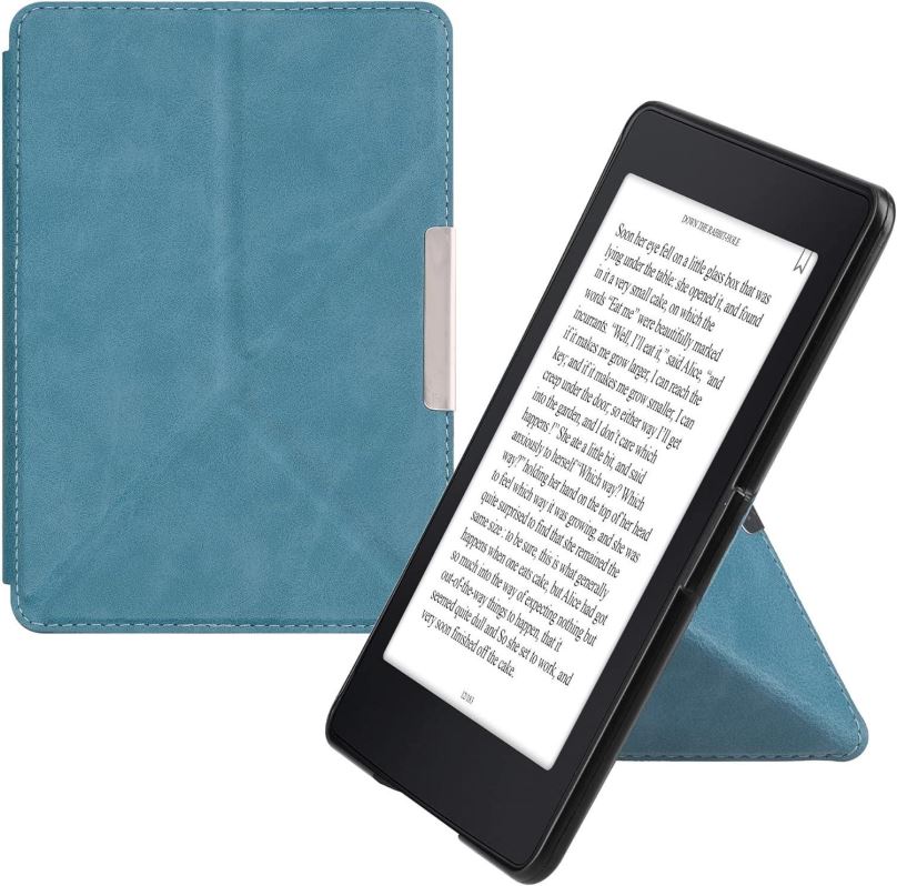 Pouzdro na čtečku knih KW Mobile - Origami Petrol - KW4578078 - pouzdro pro Amazon Kindle Paperwhite 1/2/3 - modré