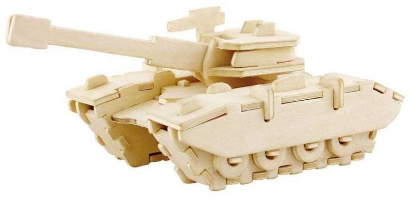 3D puzzle Robotime Dřevěné 3D puzzle - Tank