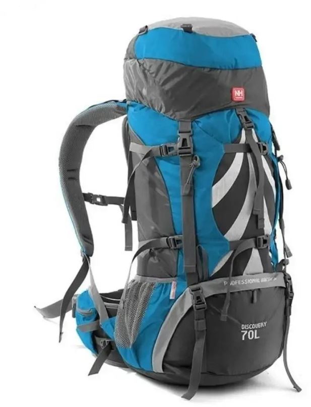 Turistický batoh Naturehike expediční batoh 70+5l - modrý