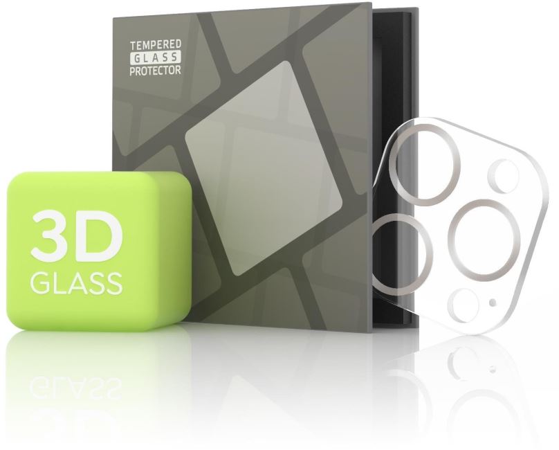 Ochranné sklo na objektiv Tempered Glass Protector pro kameru iPhone 13 Pro Max / 13 Pro - 3D Glass, zlatá (Case friendly)