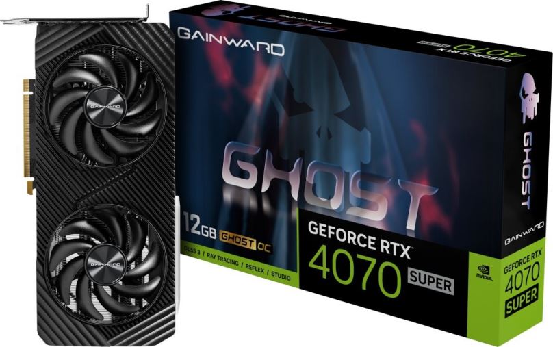 Grafická karta GAINWARD GeForce RTX 4070 SUPER Ghost OC 12GB GDDR6X