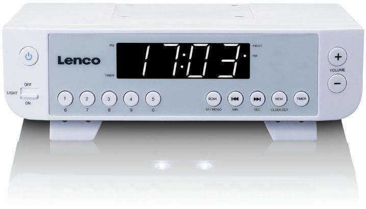 Rádio Lenco KCR-11 White