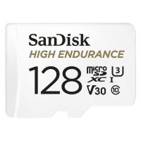 Paměťová karta SanDisk MicroSDXC 128GB High Endurance Video U3 V30 + SD adaptér