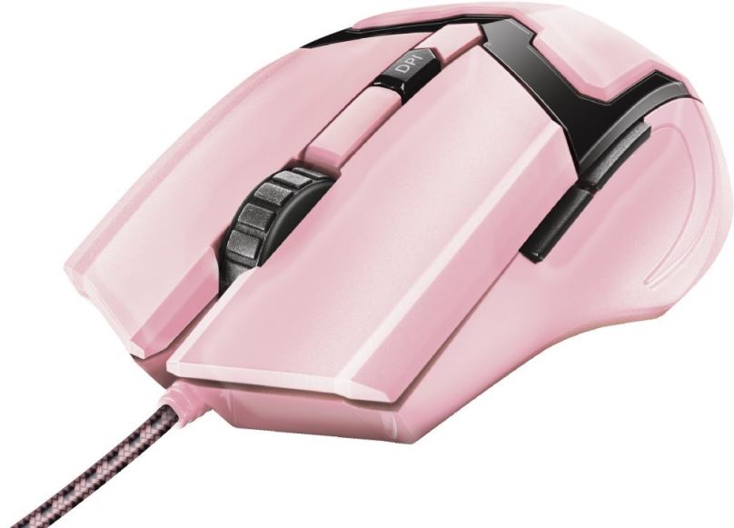 Herní myš Trust GXT 101P Gav Optical Gaming Mouse - pink