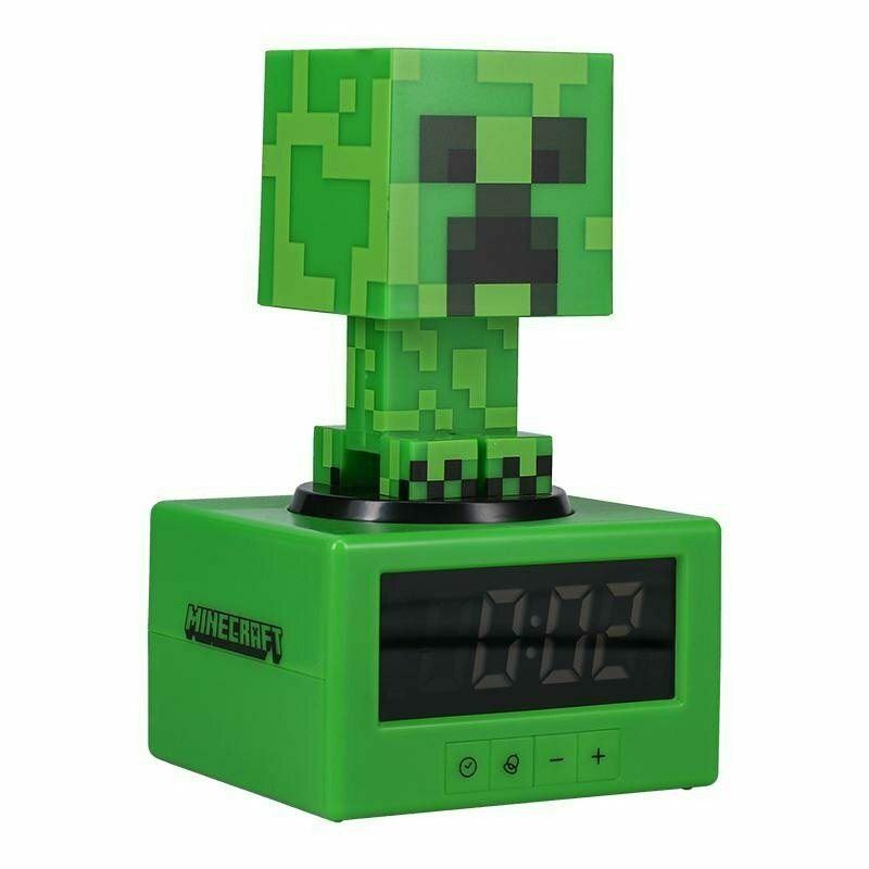 Budík Minecraft - Creeper - budík